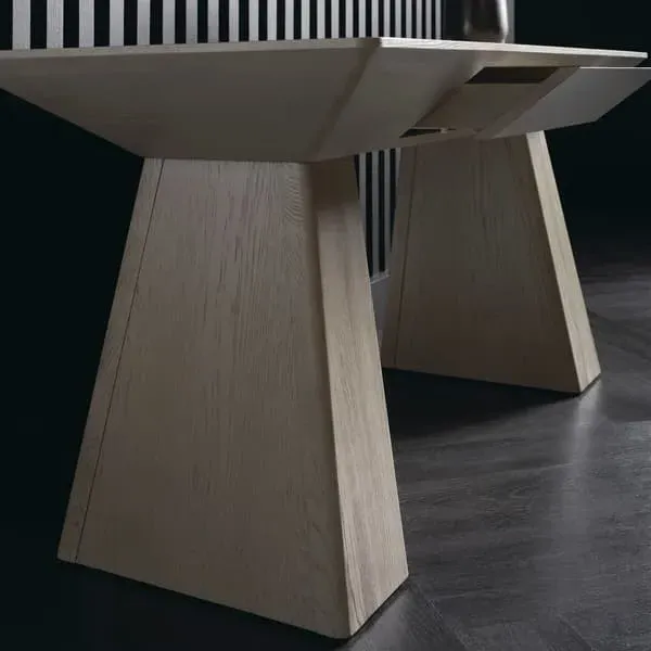 Fluid Form Desk - Natural, Wood