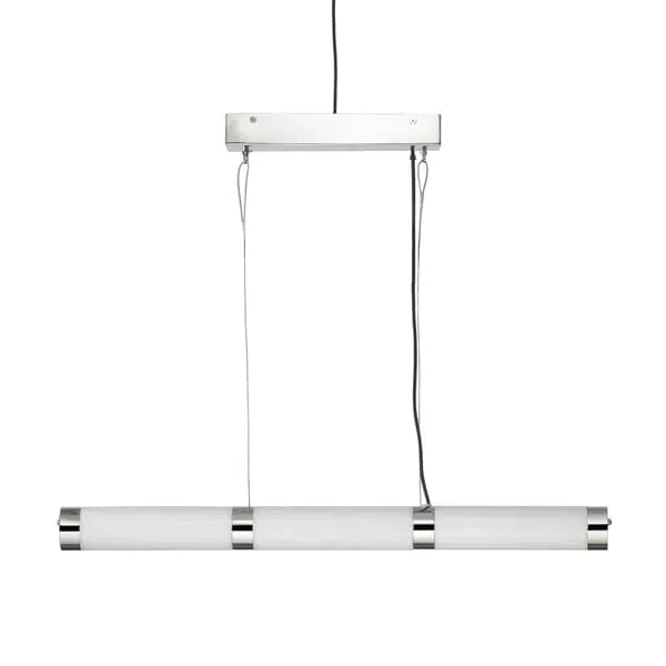 Hand-Turned Pendant Light - Clear, Marble image