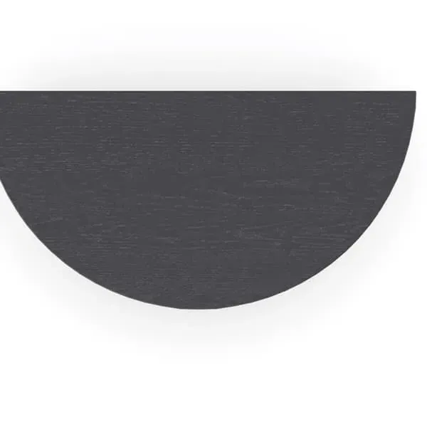 Round Side Table - Black, Matte Finish