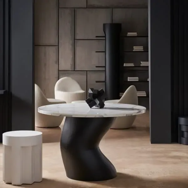 Side Table - Chalk Finish image