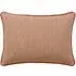 Feather Cushion - Brick, Linen