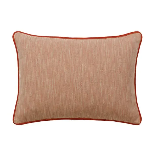 Feather Cushion - Brick, Linen image