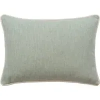 Feather Cushion - Sky, Linen