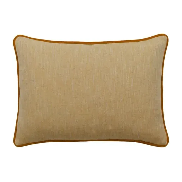 Feather Cushion - Sunshine, Linen