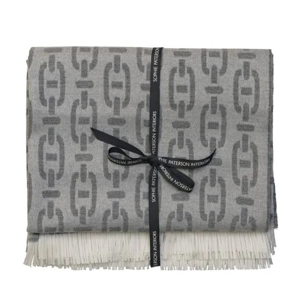 Burlington Throw with Fringed Edges - Marl, Wool