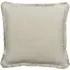 Cushion with Feather Fill - Ivory, Velvet