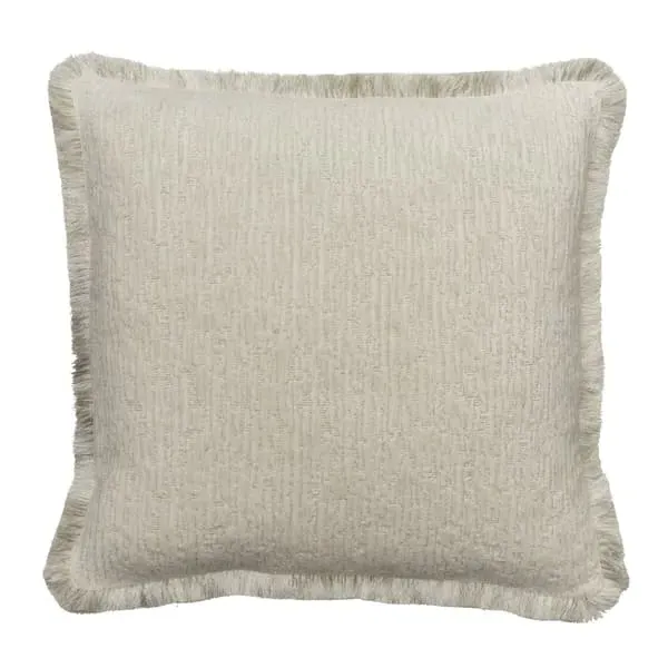 Cushion with Feather Fill - Ivory, Velvet image