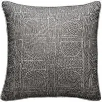 Cushion with Feather Fill - Storm, Cotton Blend