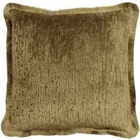 Cushion with Trim - Bronze, Velvet