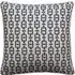 Geometric Cushion with Feather Fill - Navy, Cotton