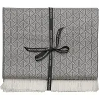 Monte Throw with Fringe - Marl, Merino Wool