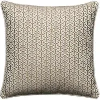Square Cushion with Feather Fill - Almond, Linen