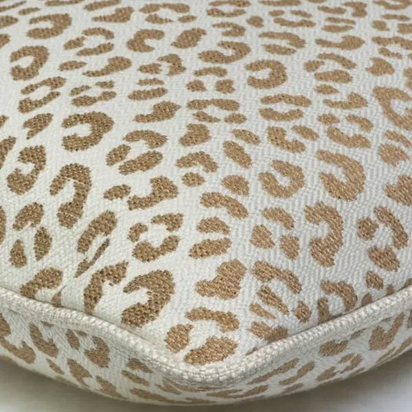 Square Cushion with Feather Fill - Rust, Cotton
