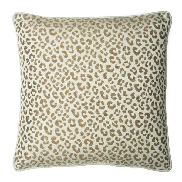 Square Cushion with Feather Fill - Rust, Cotton