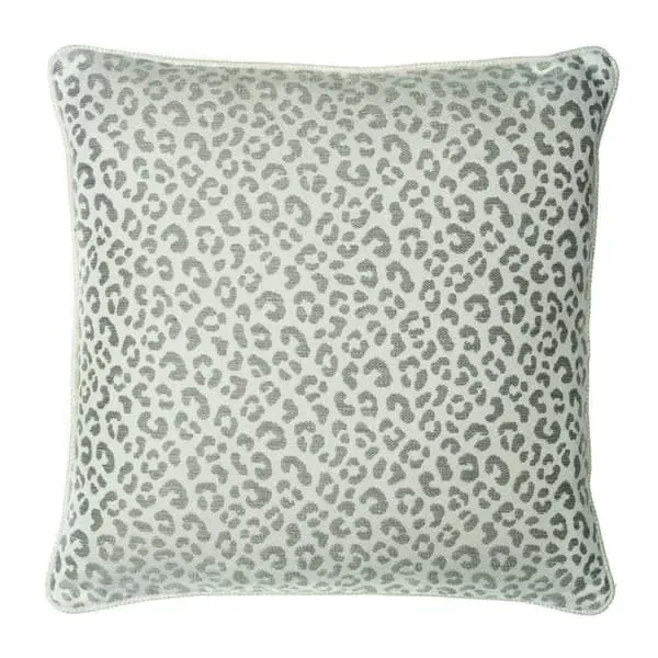 Square Cushion with Feather Fill - Storm, Cotton