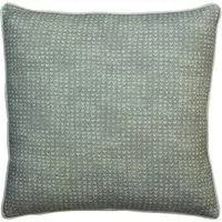 Square Cushion with Feather Fill - Storm, Linen