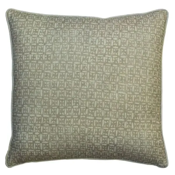 Square Cushion with Feather Fill - Twig, Cotton