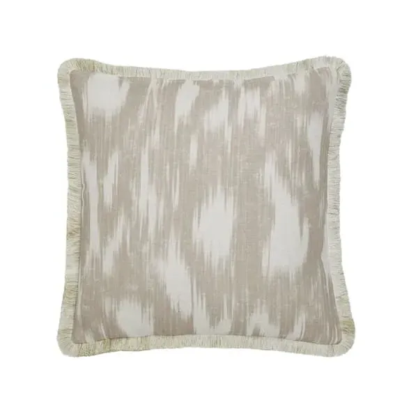 Square Cushion with Fringe - Canvas, Linen Blend image