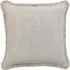 Square Cushion with Herringbone Pattern - Sand