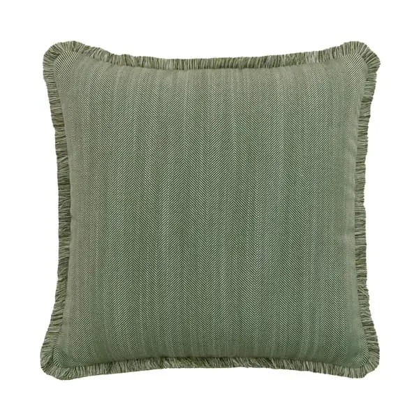 Square Cushion with Piping - Cypress, Hollowfibre