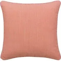 Square Cushion with Piping - Orange, Hollowfibre