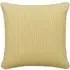 Square Cushion with Piping - Yellow, Cotton