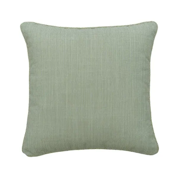 Square Cushion with Stripes - Cypress, Hollowfibre
