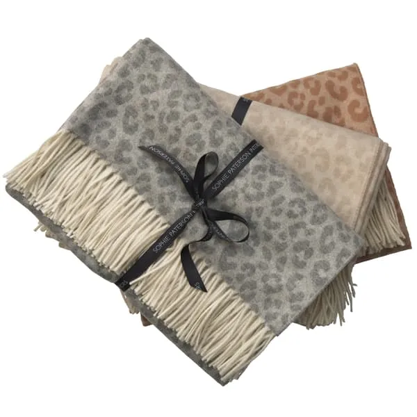 Wildcat Throw Blanket - Tan