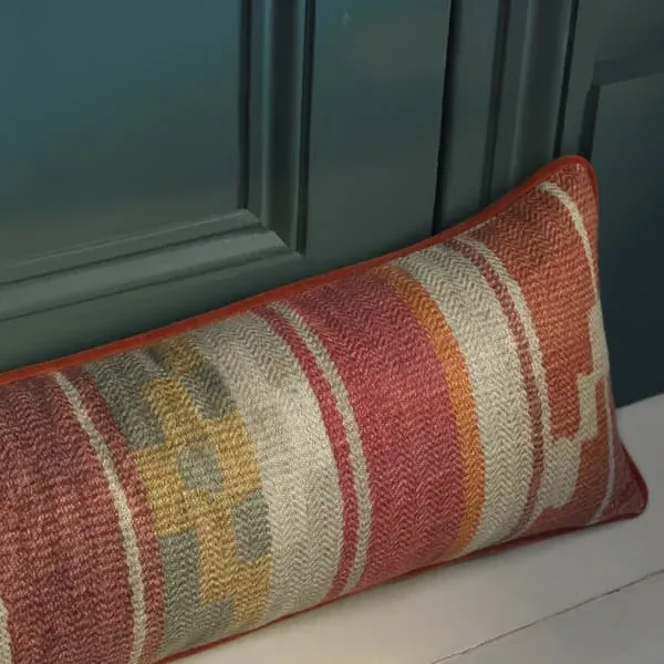 Oversized Draught Excluder - Brick, Wool