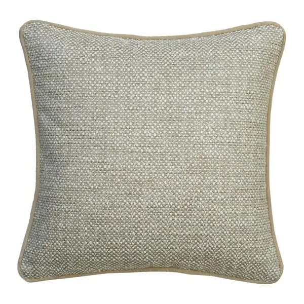 Square Cushion with Boucle Texture - String, Bouclé