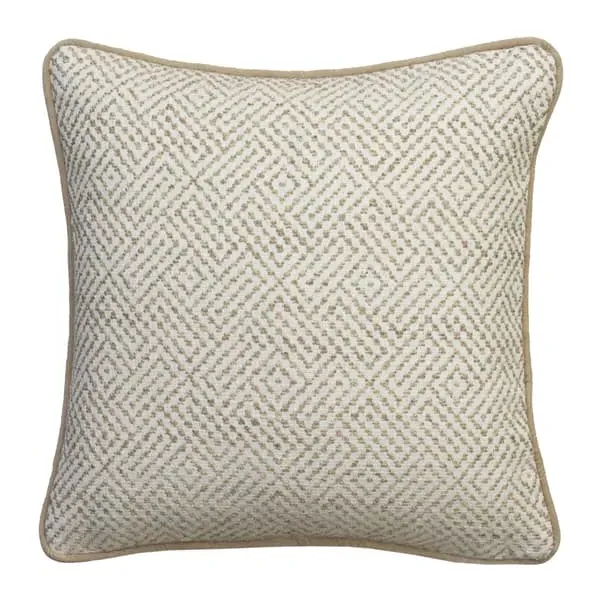 Square Cushion with Feather Mix - Rope, Cotton Blend image
