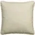 Square Cushion with Geometric Design - Chalk, Wool