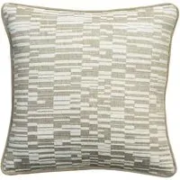 Square Cushion with Ottoman Design - Rope, Chenille