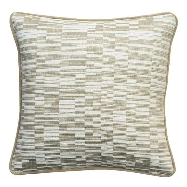 Square Cushion with Ottoman Design - Rope, Chenille image