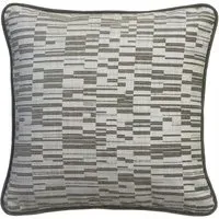 Square Cushion with Wool Feather Mix - Storm, Cotton