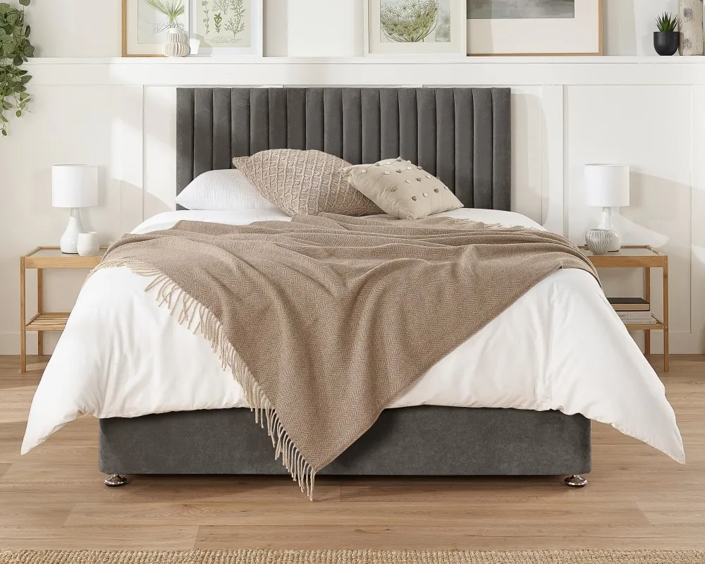 Divan Bed Set with Storage - Linen image