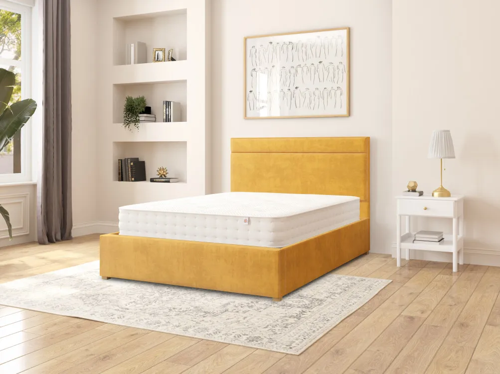 Ottoman Bed with Storage - Upholstered image