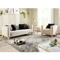 Sofa and Armchair Set - Velvet