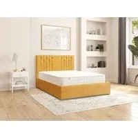 Upholstered Ottoman Bed with Storage - Fabric