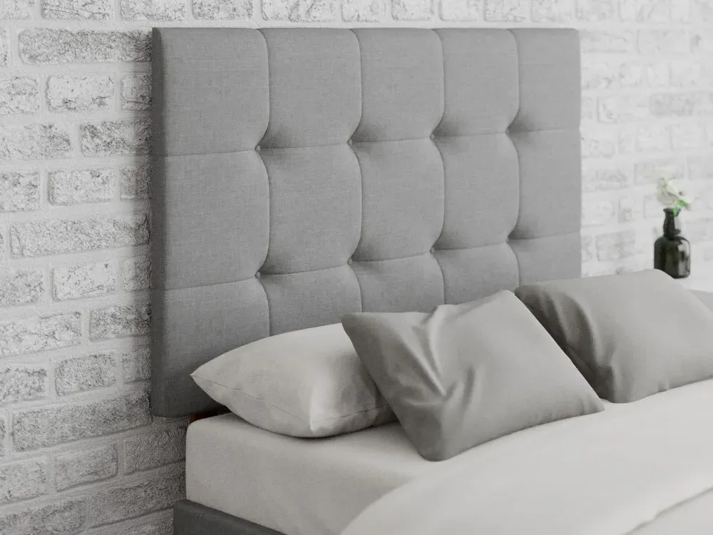 80cm Buttoned Headboard - Upholstered image