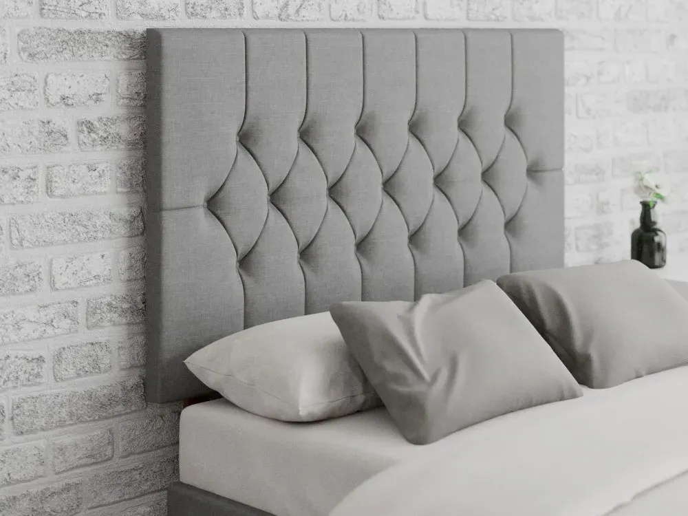 80cm Headboard Chesterfield Style - Fabric image