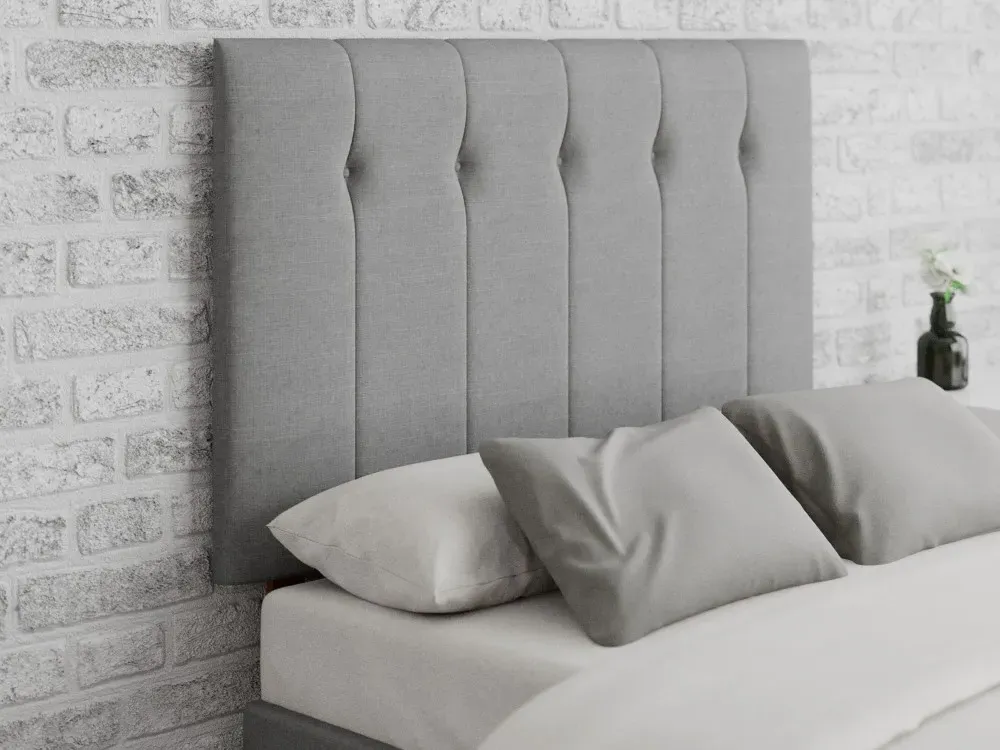 80cm Headboard with Button Design - Fabric image
