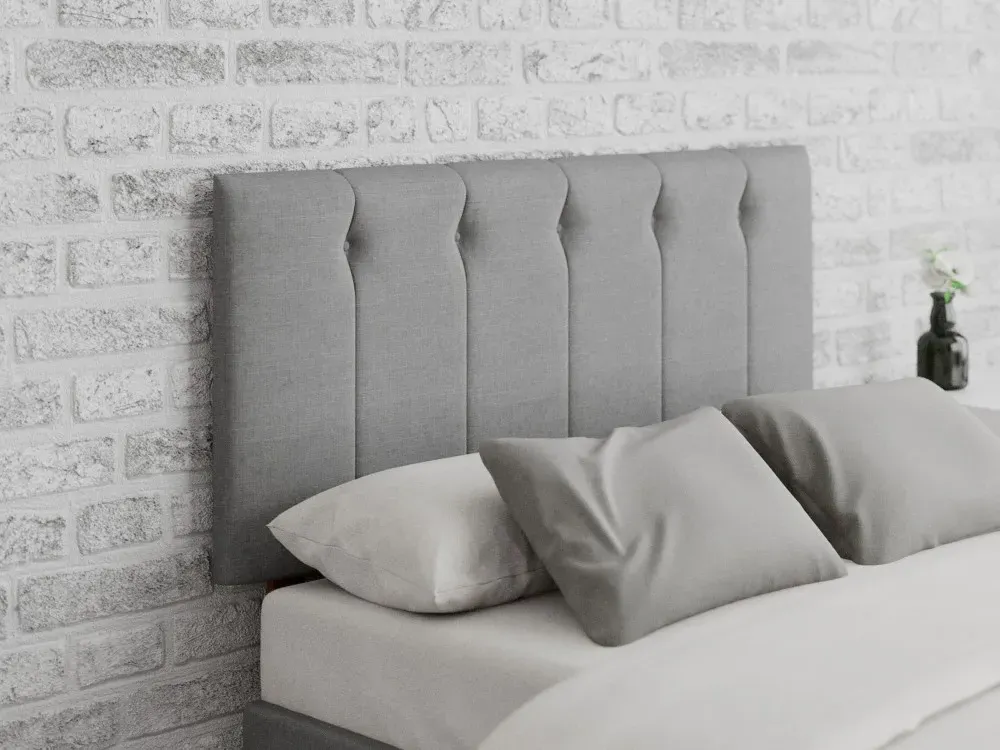 Buttoned Headboard 60cm Height - Fabric image