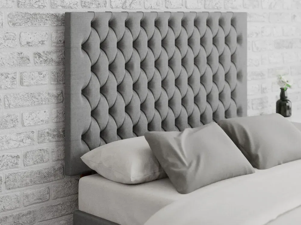 Chesterfield Headboard with Buttoned Design image