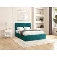 Ottoman Storage Bed with Upholstered Headboard