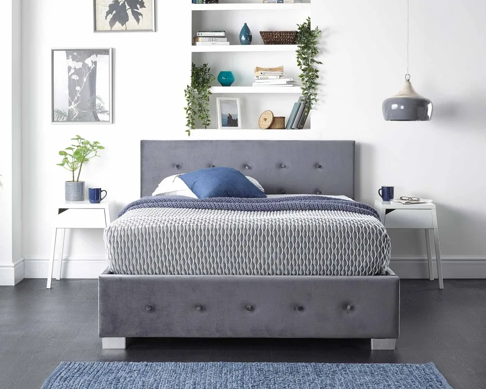 Side Opening Storage Ottoman Bed - Multi Fabric image