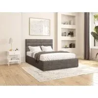 Upholstered Ottoman Bed with Storage - Fabric