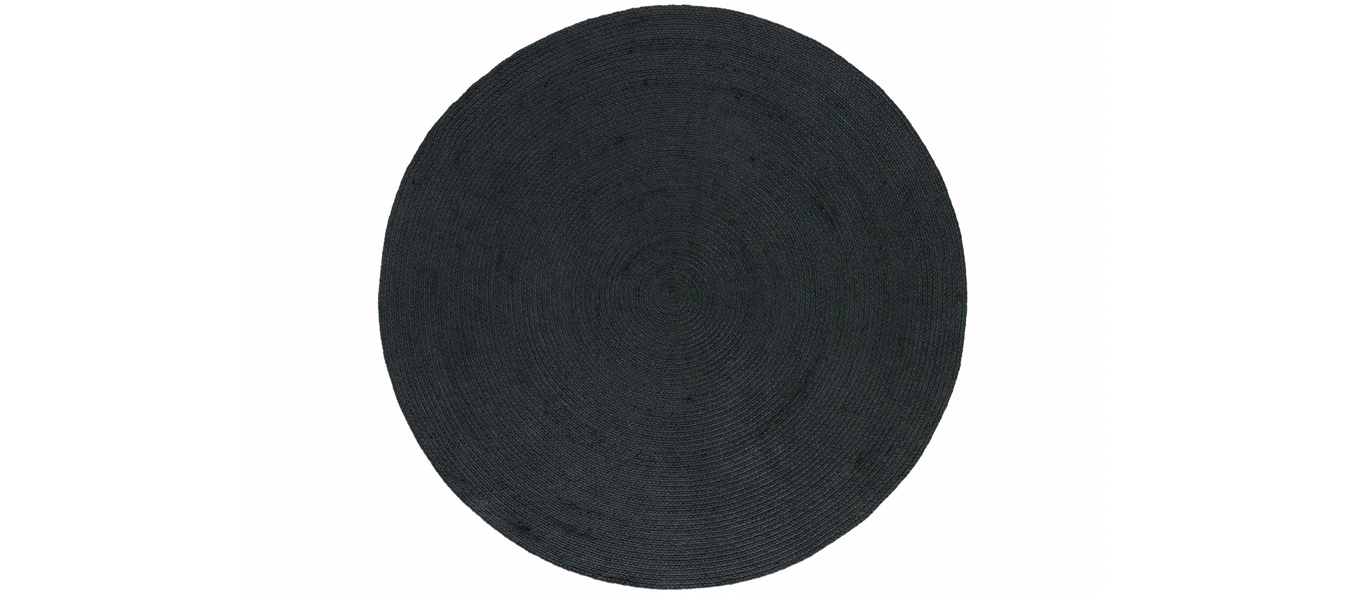 200cm Outdoor Rug Hand-Braided - Charcoal image