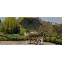 3m Table Parasol with Tilt - Olive, Polyester