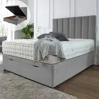 Ottoman Storage Divan Bed with End Lift - Fabric